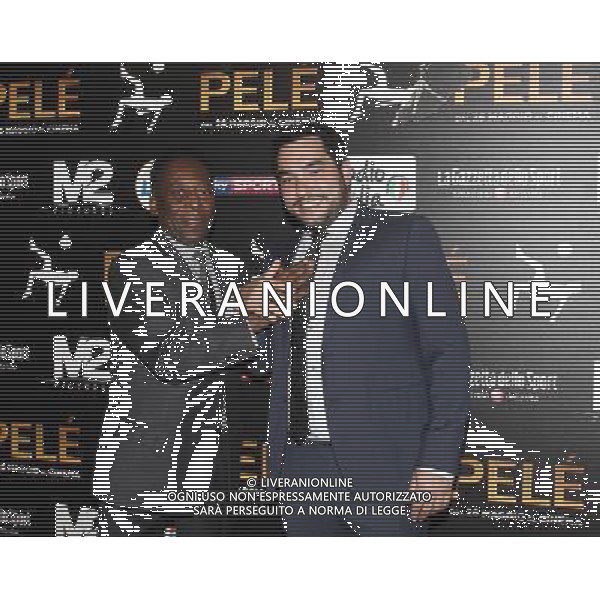 Milano ( MI ) 26/03/2016 Cinema The Space Odeon presentazione del film PelË Nella foto: Edson Arantes do Nascimento noto come PelË PH Lauro Montagnini AG ALDO LIVERANI SAS