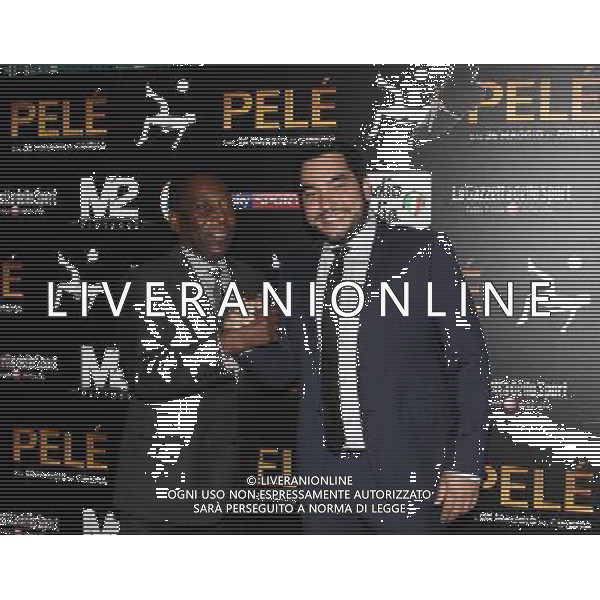 Milano ( MI ) 26/03/2016 Cinema The Space Odeon presentazione del film PelË Nella foto: Edson Arantes do Nascimento noto come PelË PH Lauro Montagnini AG ALDO LIVERANI SAS