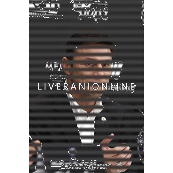Arese ( MI ) 24/05/2015 Confernza stampa per l\'evento benefico \' Bocelli and Zanetti Night \' Nella foto: Javier Zanetti PH Lauro Montagnini AG ALDO LIVERANI SAS