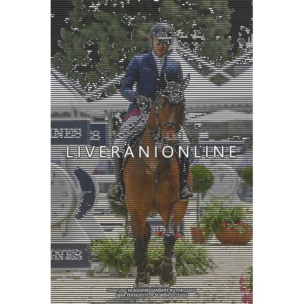 84 CSIO Roma Piazza di Siena - Roma 27.05.2016 - nella foto: Natale Chiaudani (ITA) / Ph. Corradetti - AGENZIA ALDO LIVERANI SAS