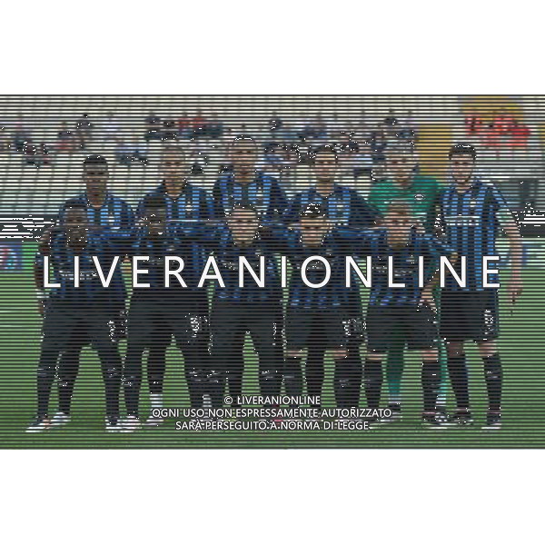 Campionato di Calcio Primavera TIM 2015/2016 \'Trofeo Giacinto Facchetti\' Quarti di Finale Modena - 27.05.2016 Inter-Palermo Nella Foto:inter squadra formazione radu,gyamfi,miangue,gravillon,della giovanna,zonta,correia,manaj,baldini,delgado,de micheli /Ph.Vitez-Ag. Aldo Liverani