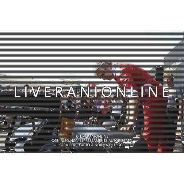Maurizio Arrivabene (ITA) Ferrari Team Principal takes a look at a Pirell mock up of what a 2017 F1 car and tyres may look like. 28.05.2016. Formula 1 World Championship, Rd 6, Monaco Grand Prix, Monte Carlo, Monaco, Qualifying Day. AG ALDO LIVERANI SAS ONLY ITALY 