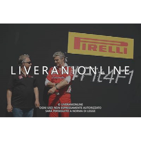 (L to R): Gene Haas (USA) Haas Automotion President with Maurizio Arrivabene (ITA) Ferrari Team Principal. 28.05.2016. Formula 1 World Championship, Rd 6, Monaco Grand Prix, Monte Carlo, Monaco, Qualifying Day. AG ALDO LIVERANI SAS ONLY ITALY 