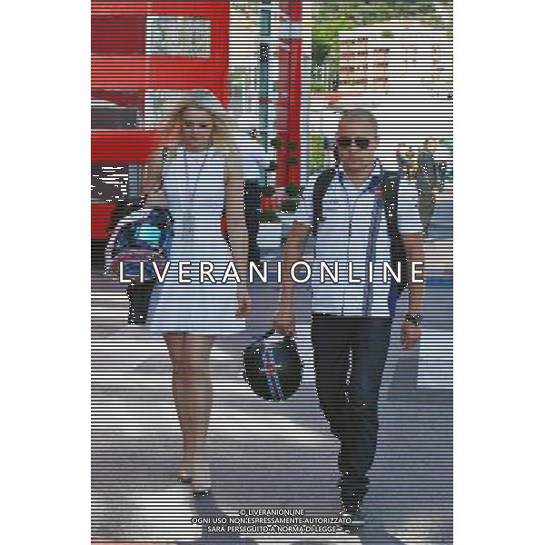 Valtteri Bottas (FIN) Williams with his girlfriend Emilia Pikkarainen (FIN). 28.05.2016. Formula 1 World Championship, Rd 6, Monaco Grand Prix, Monte Carlo, Monaco, AG ALDO LIVERANI SAS ONLY ITALY AG ALDO LIVERANI SAS ONLY ITALY 