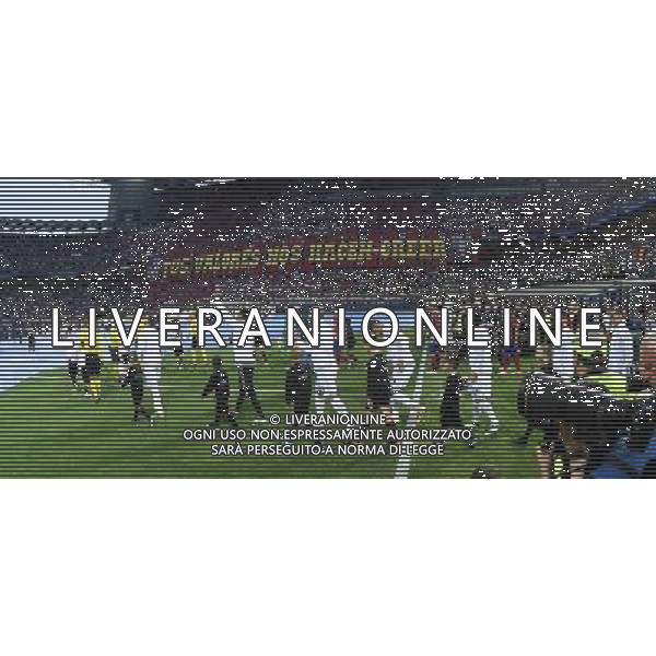 UEFA Champions League 2015/2016 Finale Milano - 28.05.2016 Real Madrid-Atletico Madrid Nella Foto:le squadre entrano in campo /Ph.Vitez-Ag. Aldo Liverani