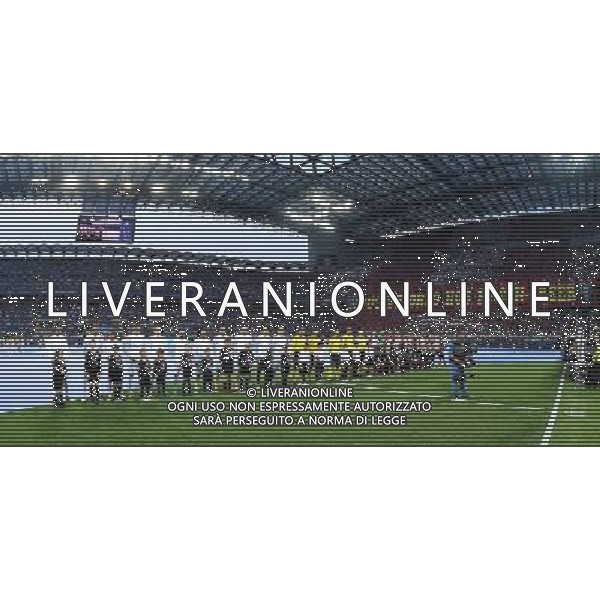 UEFA Champions League 2015/2016 Finale Milano - 28.05.2016 Real Madrid-Atletico Madrid Nella Foto:atletico e real schierate /Ph.Vitez-Ag. Aldo Liverani