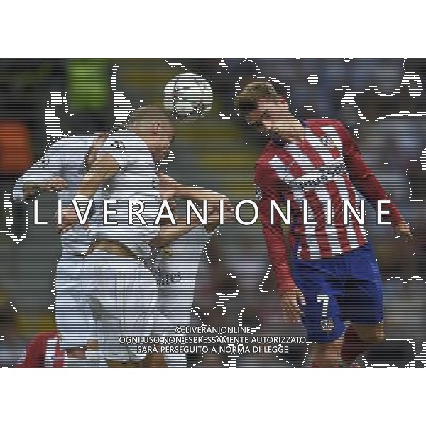 UEFA Champions League 2015/2016 Finale Milano - 28.05.2016 Real Madrid-Atletico Madrid Nella Foto:Antoine Griezmann e Pepe /Ph.Vitez-Ag. Aldo Liverani