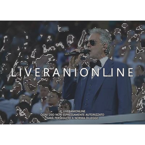 UEFA Champions League 2015/2016 Finale Milano - 28.05.2016 Real Madrid-Atletico Madrid Nella Foto:Andrea Bocelli /Ph.Vitez-Ag. Aldo Liverani