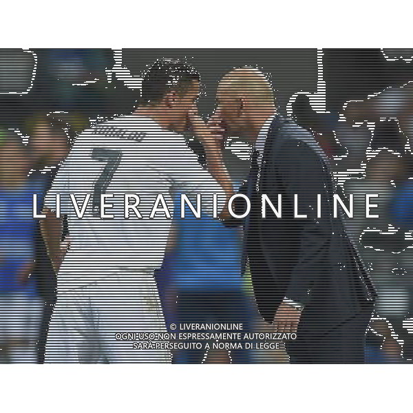 UEFA Champions League 2015/2016 Finale Milano - 28.05.2016 Real Madrid-Atletico Madrid Nella Foto:Zinedine Zidane e Cristiano Ronaldo /Ph.Vitez-Ag. Aldo Liverani