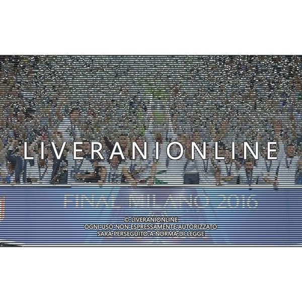 UEFA Champions League 2015/2016 Finale Milano - 28.05.2016 Real Madrid-Atletico Madrid Nella Foto:sergio ramos alza la coppa /Ph.Vitez-Ag. Aldo Liverani
