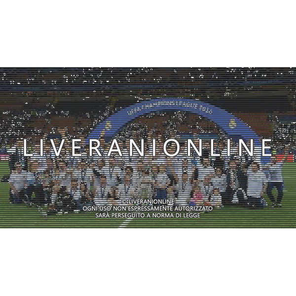 UEFA Champions League 2015/2016 Finale Milano - 28.05.2016 Real Madrid-Atletico Madrid Nella Foto:il real madrid festeggia con la coppa /Ph.Vitez-Ag. Aldo Liverani