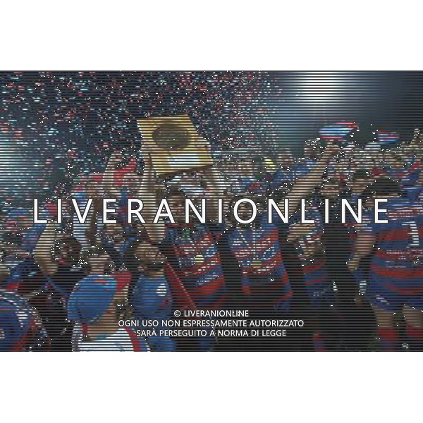 esultanza rovigo,Femi-CZ Rugby Rovigo Delta-Rugby Calvisano finale scudetto ,Rovigo 28 maggio 2016. AG ALDO LIVERANI SAS