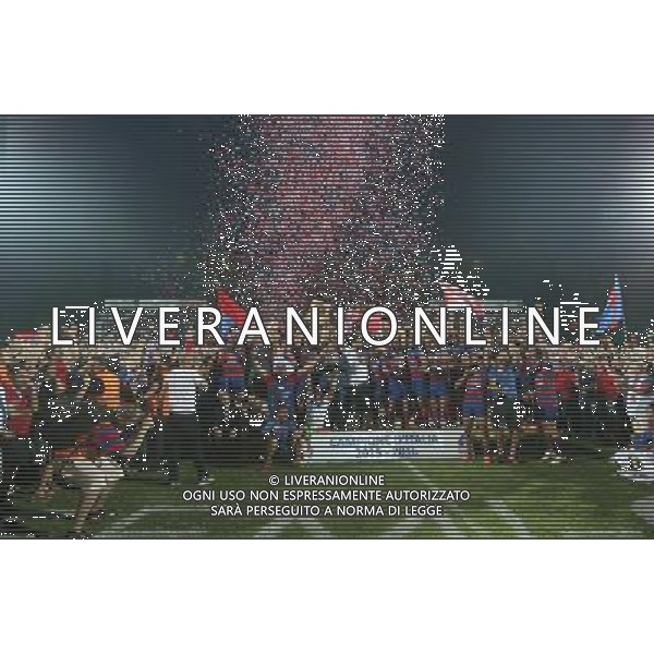 esultanza rovigo,Femi-CZ Rugby Rovigo Delta-Rugby Calvisano finale scudetto ,Rovigo 28 maggio 2016. AG ALDO LIVERANI SAS