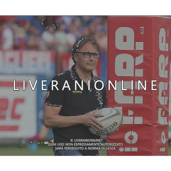 Brunello Massimo allenatore del Rugby Calvisano,Femi-CZ Rugby Rovigo Delta-Rugby Calvisano finale scudetto ,Rovigo 28 maggio 2016. AG ALDO LIVERANI SAS