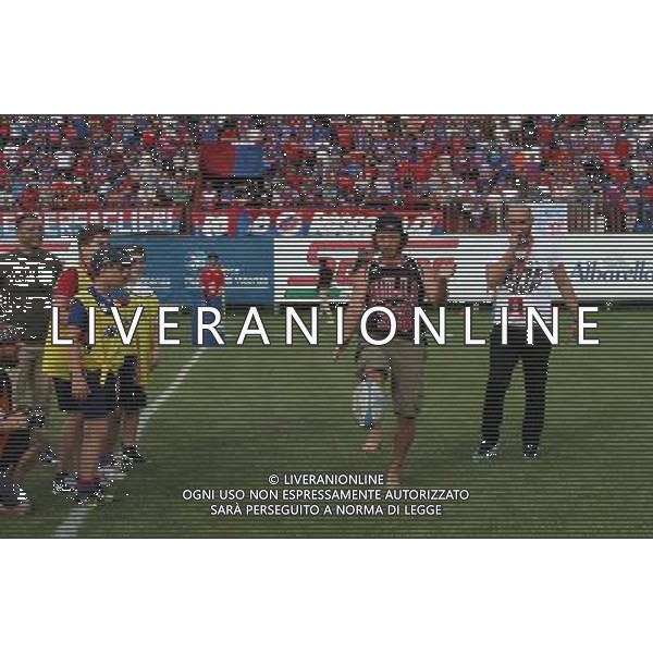 Griffen calcia a piedi nudi,Femi-CZ Rugby Rovigo Delta-Rugby Calvisano finale scudetto ,Rovigo 28 maggio 2016. AG ALDO LIVERANI SAS