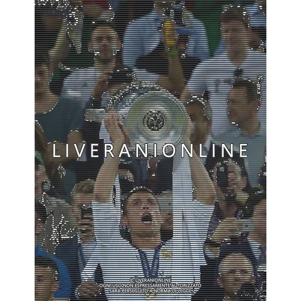 UEFA Champions League 2015/2016 Finale Milano - 28.05.2016 Real Madrid-Atletico Madrid Nella Foto:Cristiano Ronaldo con la coppa /Ph.Vitez-Ag. Aldo Liverani