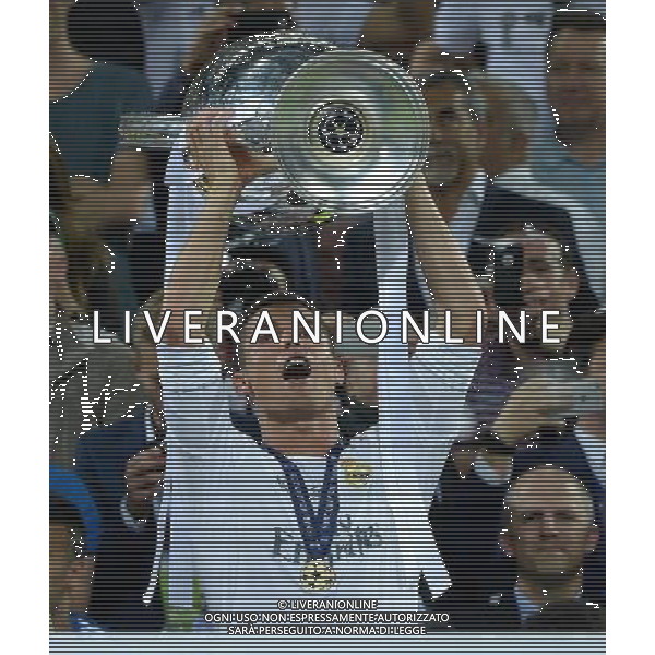 UEFA Champions League 2015/2016 Finale Milano - 28.05.2016 Real Madrid-Atletico Madrid Nella Foto:Cristiano Ronaldo con la coppa /Ph.Vitez-Ag. Aldo Liverani