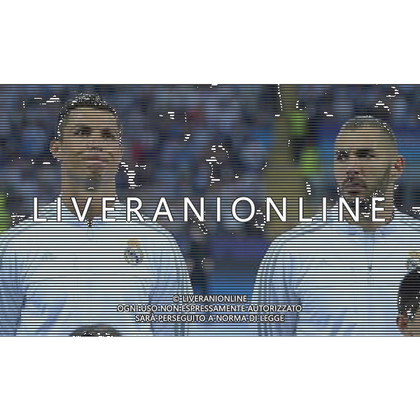 UEFA Champions League 2015/2016 Finale Milano - 28.05.2016 Real Madrid-Atletico Madrid Nella Foto:Cristiano Ronaldo e Karim Benzema /Ph.Vitez-Ag. Aldo Liverani