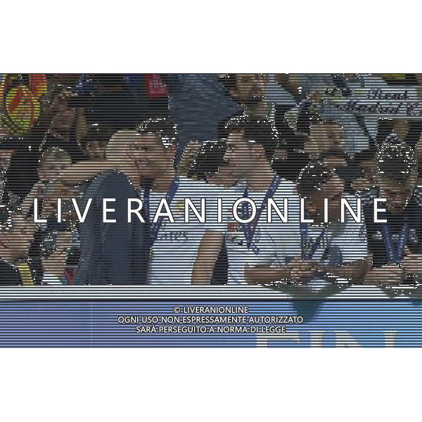 UEFA Champions League 2015/2016 Finale Milano - 28.05.2016 Real Madrid-Atletico Madrid Nella Foto:Cristiano Ronaldo abbraccio con Zinedine Zidane /Ph.Vitez-Ag. Aldo Liverani
