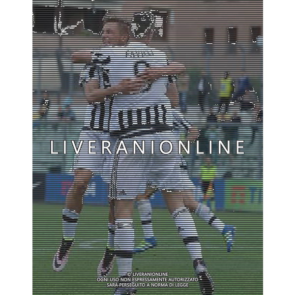 Campionato di Calcio Primavera TIM 2015/2016 \'Trofeo Giacinto Facchetti\' Quarti di Finale Sassuolo (MO) - 29.05.2016 Juventus-Empoli Nella Foto:pozzebon nicolo\' esultanza dopo il gol con favilli andrea /Ph.Vitez-Ag. Aldo Liverani