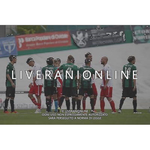 PORDENONE vs PISA, Semifinale Play Off Lega Pro, 29/05/2016, nella foto: TENSIONE TRA LE DUE SQUADRE, ©Claudio Zamagni/ Agenzia Aldo Liverani s.a.s.