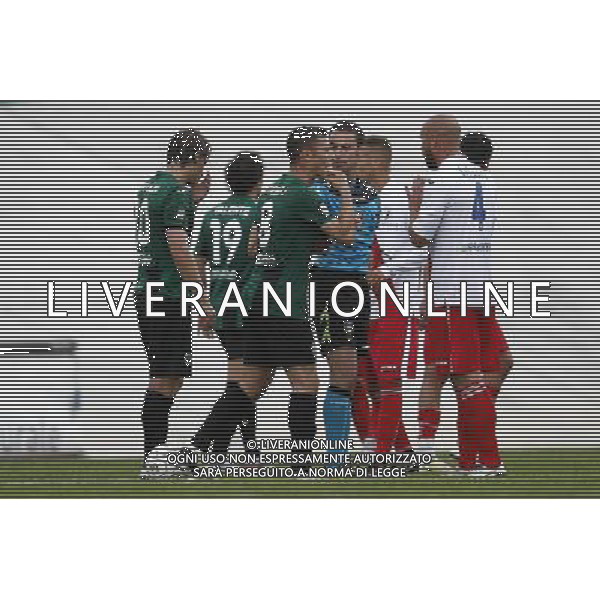 PORDENONE vs PISA, Semifinale Play Off Lega Pro, 29/05/2016, nella foto: TENSIONE TRA LE DUE SQUADRE, ©Claudio Zamagni/ Agenzia Aldo Liverani s.a.s.