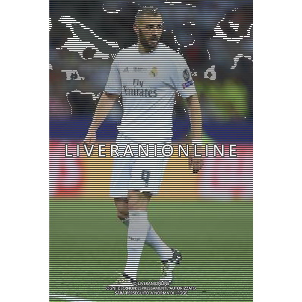 UEFA Champions League 2015/2016 Finale Milano - 28.05.2016 Real Madrid-Atletico Madrid Nella Foto:Karim Benzema /Ph.Vitez-Ag. Aldo Liverani