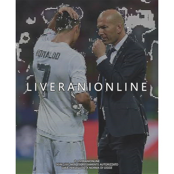 UEFA Champions League 2015/2016 Finale Milano - 28.05.2016 Real Madrid-Atletico Madrid Nella Foto:Cristiano Ronaldo e Zinedine Zidane /Ph.Vitez-Ag. Aldo Liverani