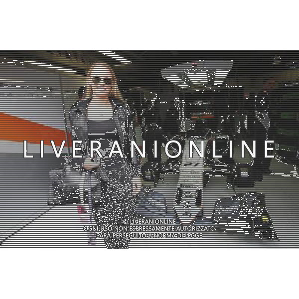 Caroline Wozniacki (DEN) Tennis Player, with the Sahara Force India F1 Team. 29.05.2015. Formula 1 World Championship, Rd 6, Monaco Grand Prix, Monte Carlo, Monaco, Race Day. AG ALDO LIVERANI SAS ONLY ITALY