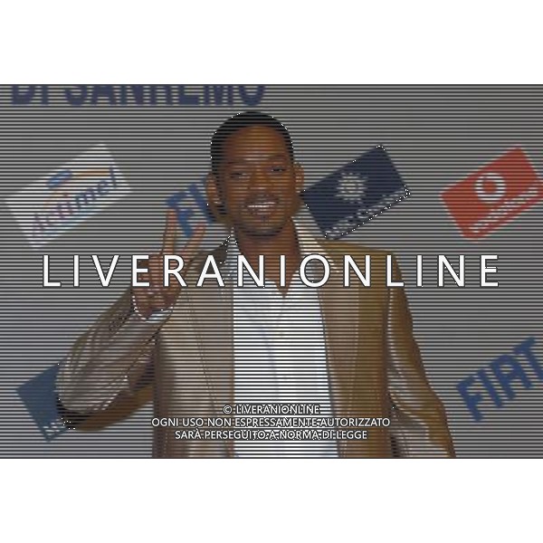 55¡ FESTIVAL DI SANREMO 03/03/2005 WILL SMITH IN CONFERENZA STAMPA PH AGENZIA ALDO LIVERANI