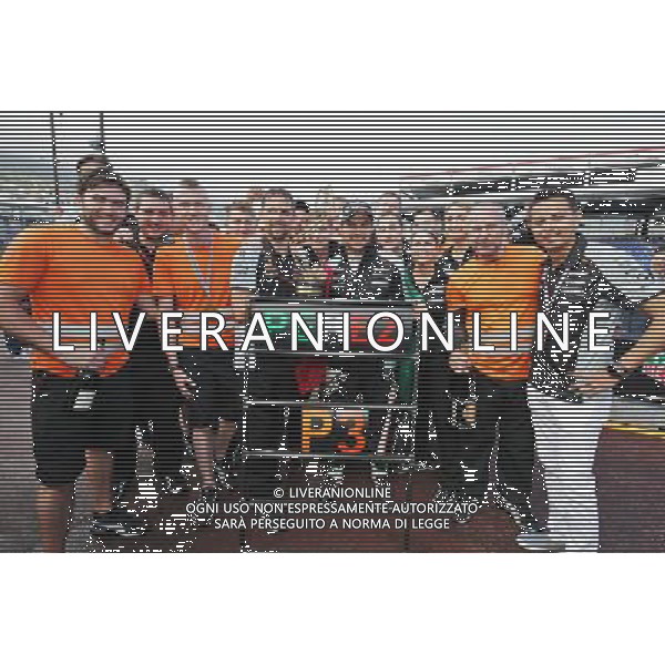 Sergio Perez (MEX) Sahara Force India F1 celebrates his third position with the team. 29.05.2015. Formula 1 World Championship, Rd 6, Monaco Grand Prix, Monte Carlo, Monaco, Race Day. AG ALDO LIVERANI SAS ONLY ITALY