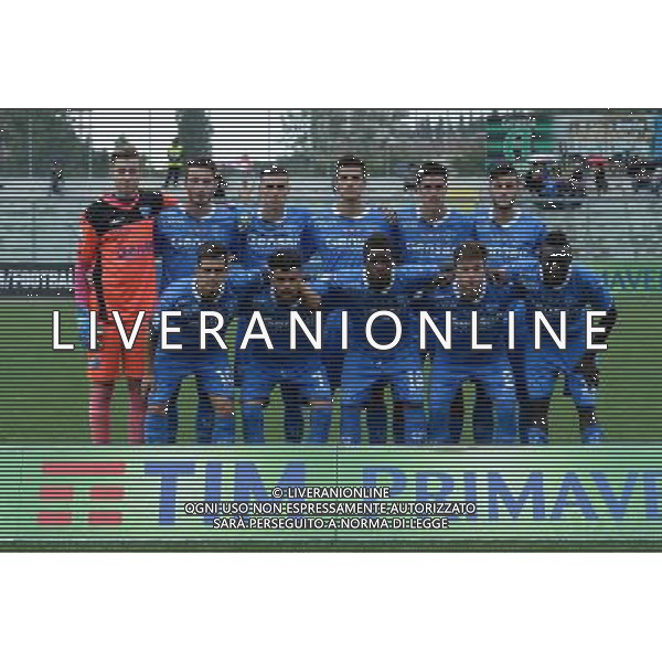 Campionato di Calcio Primavera TIM 2015/2016 \'Trofeo Giacinto Facchetti\' Quarti di Finale Sassuolo (MO) - 29.05.2016 Juventus-Empoli Nella Foto:Empoli Squadra Formazione Giacomel,Carradori,Borghini,Bruni,Meroni,Bellini,Mosti,Picchi,Diousse,Traore,Piu /Ph.Vitez-Ag. Aldo Liverani