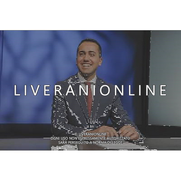 Luigi Di Maio ospite della trasmissione TV \' In mezz\'ora \' Roma - 29.05.2016 - Studi Rai Teulada - nella foto: Luigi Di Maio / Ph. Corradetti - AGENZIA ALDO LIVERANI SAS