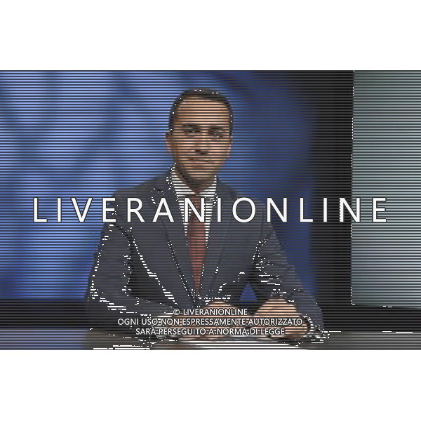Luigi Di Maio ospite della trasmissione TV \' In mezz\'ora \' Roma - 29.05.2016 - Studi Rai Teulada - nella foto: Luigi Di Maio / Ph. Corradetti - AGENZIA ALDO LIVERANI SAS