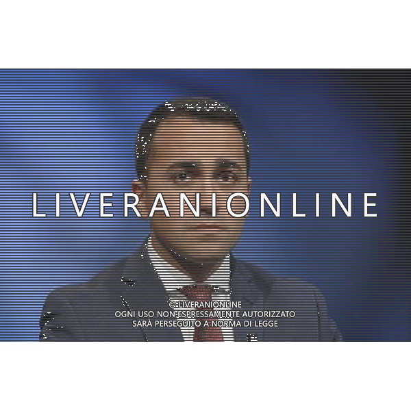 Luigi Di Maio ospite della trasmissione TV \' In mezz\'ora \' Roma - 29.05.2016 - Studi Rai Teulada - nella foto: Luigi Di Maio / Ph. Corradetti - AGENZIA ALDO LIVERANI SAS