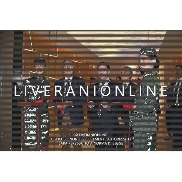 Inaugurazione della nuova lounge Casa Alitalia di Roma Fiumicino 30 maggio 2016 alla presenza del Presidente Luca Cordero di Montezemolo e l\'Amministratore Delegato Cramer Ball Â© Corradetti / AGENZIA ALDO LIVERANI SAS