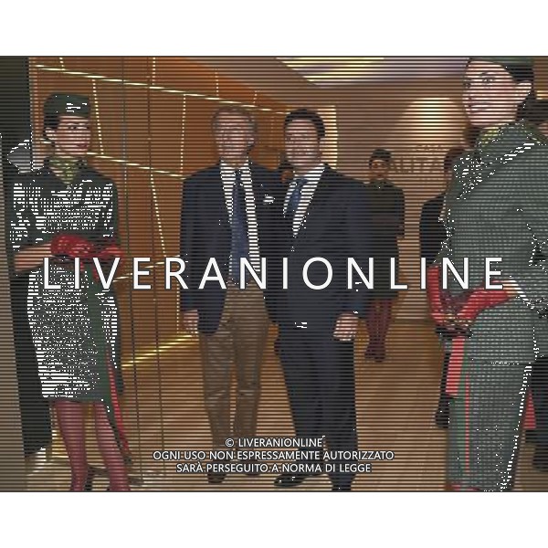 Inaugurazione della nuova lounge Casa Alitalia di Roma Fiumicino 30 maggio 2016 alla presenza del Presidente Luca Cordero di Montezemolo e l\'Amministratore Delegato Cramer Ball Â© Corradetti / AGENZIA ALDO LIVERANI SAS