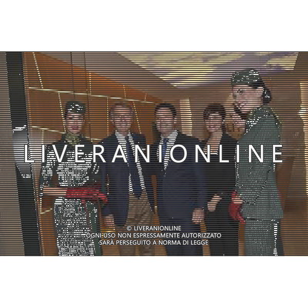 Inaugurazione della nuova lounge Casa Alitalia di Roma Fiumicino 30 maggio 2016 alla presenza del Presidente Luca Cordero di Montezemolo e l\'Amministratore Delegato Cramer Ball Â© Corradetti / AGENZIA ALDO LIVERANI SAS