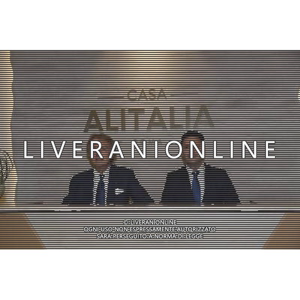 Inaugurazione della nuova lounge Casa Alitalia di Roma Fiumicino 30 maggio 2016 alla presenza del Presidente Luca Cordero di Montezemolo e l\'Amministratore Delegato Cramer Ball Â© Corradetti / AGENZIA ALDO LIVERANI SAS