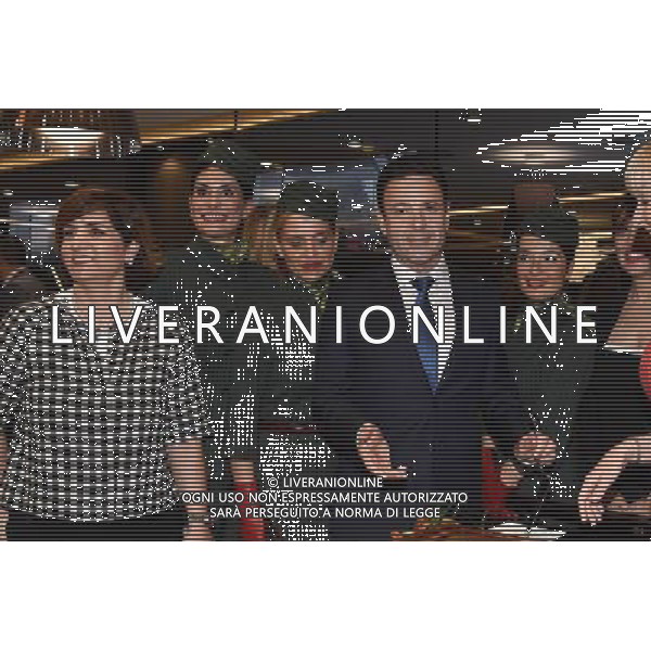 Inaugurazione della nuova lounge Casa Alitalia di Roma Fiumicino 30 maggio 2016 alla presenza del Presidente Luca Cordero di Montezemolo e l\'Amministratore Delegato Cramer Ball Â© Corradetti / AGENZIA ALDO LIVERANI SAS