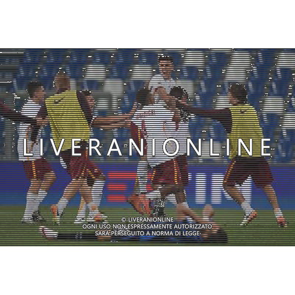 Campionato di Calcio Primavera TIM 2015/2016 \'Trofeo Giacinto Facchetti\' Semifinale Reggio Emilia - 31.05.2016 Inter-Roma Nella Foto:la gioia dei giocatori della roma /Ph.Vitez-Ag. Aldo Liverani