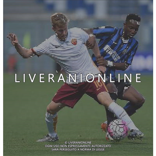 Campionato di Calcio Primavera TIM 2015/2016 \'Trofeo Giacinto Facchetti\' Semifinale Reggio Emilia - 31.05.2016 Inter-Roma Nella Foto:D\'Urso Christian-Gyamfi Bright /Ph.Vitez-Ag. Aldo Liverani