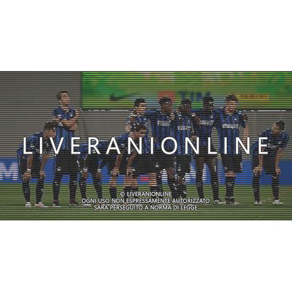 Campionato di Calcio Primavera TIM 2015/2016 \'Trofeo Giacinto Facchetti\' Semifinale Reggio Emilia - 31.05.2016 Inter-Roma Nella Foto:Gruppo dell\'Inter in attesa dei rigori /Ph.Vitez-Ag. Aldo Liverani