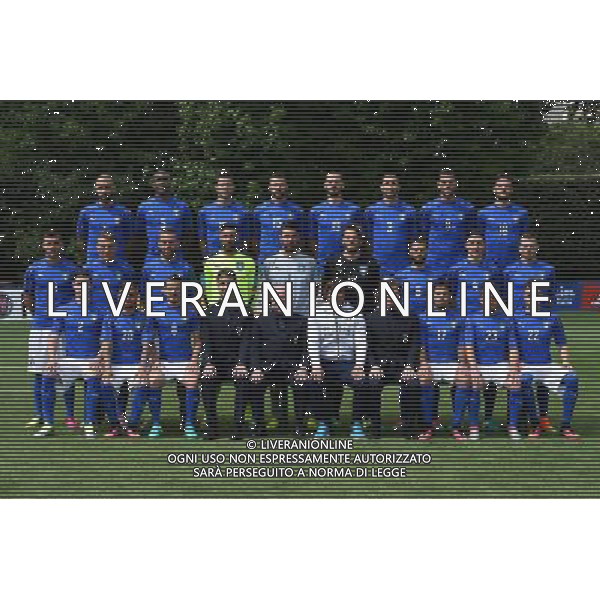 Raduno Nazionale Italiana Pre Europeo UEFA Francia 2016 Firenze - 01.06.2016 Foto Ufficiale Nella Foto:Foto Ufficiale in divisa da gioco Puma Buffon,Marchetti Sirigu,Barzagli,Bonucci,Chiellini,Ogbonna,Bernardeschi,Candreva,Darmian,De Sciglio,El Shaarawy,De Rossi,Florenzi,Giaccherini,Thiago Motta,Parolo,Sturaro,Eder,Immobile,Insigne,Pelle\',Zaza,Conte,Tavecchio,Oriali,Uva,Zappacosta,Rugani,Benassi,Meret /Ph.Vitez-Ag. Aldo Liverani