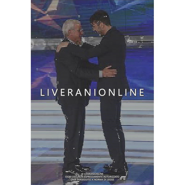 Trasmissione TV \' Sogno Azzurro \' Roma - 31.05.2016 - Studi Rai Teulada - nella foto: Marcello Lippi e Gianluigi Buffon / Ph. Corradetti - AGENZIA ALDO LIVERANI SAS