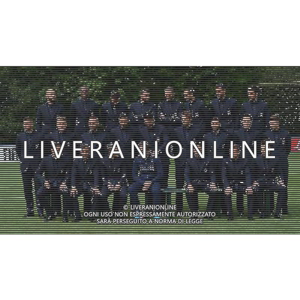 Raduno Nazionale Italiana Pre Europeo UEFA Francia 2016 Firenze - 01.06.2016 Foto Ufficiale Nella Foto:i giocatori si preparono per la foto /Ph.Vitez-Ag. Aldo Liverani