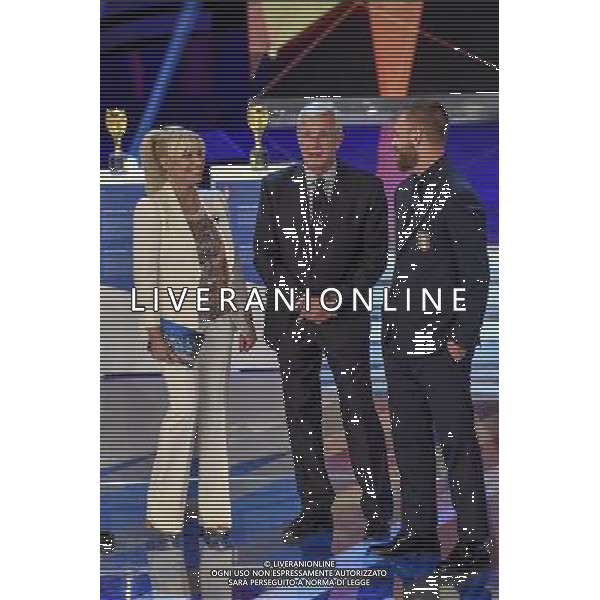 Trasmissione TV \' Sogno Azzurro \' Roma - 31.05.2016 - Studi Rai Teulada - nella foto: Antonella Clerici con Marcello Lippi e Daniele De Rossi / Ph. Corradetti - AGENZIA ALDO LIVERANI SAS