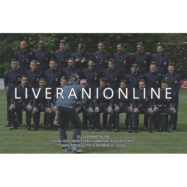 Raduno Nazionale Italiana Pre Europeo UEFA Francia 2016 Firenze - 01.06.2016 Foto Ufficiale Nella Foto:i giocatori si preparono per la foto /Ph.Vitez-Ag. Aldo Liverani