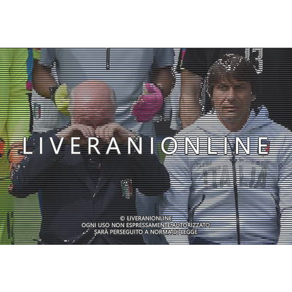 Raduno Nazionale Italiana Pre Europeo UEFA Francia 2016 Firenze - 01.06.2016 Foto Ufficiale Nella Foto:tavecchio-conte /Ph.Vitez-Ag. Aldo Liverani