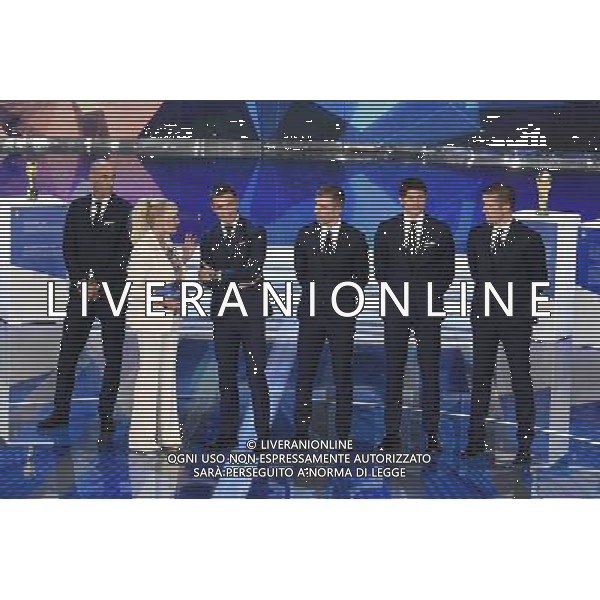 Trasmissione TV \' Sogno Azzurro \' Roma - 31.05.2016 - Studi Rai Teulada - nella foto: Antonella Clerici con Nicola Rizzoli unico arbitro italiano a Euro 2016 con i suoi collaboratori / Ph. Corradetti - AGENZIA ALDO LIVERANI SAS